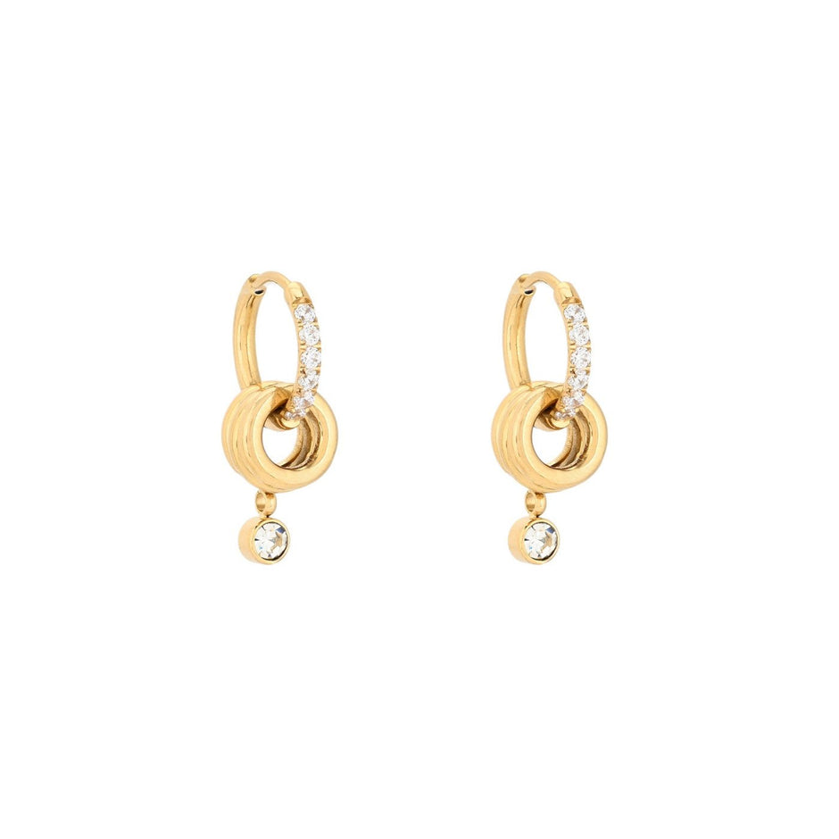 Créoles Esmée avec pendants