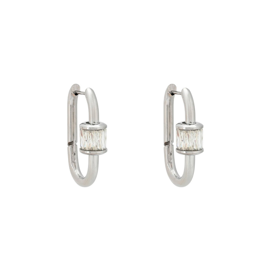 Créoles Esmée avec zircons