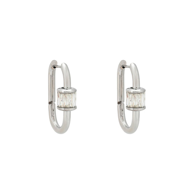 Créoles Esmée avec zircons