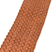 Ceinture en raphia large camel