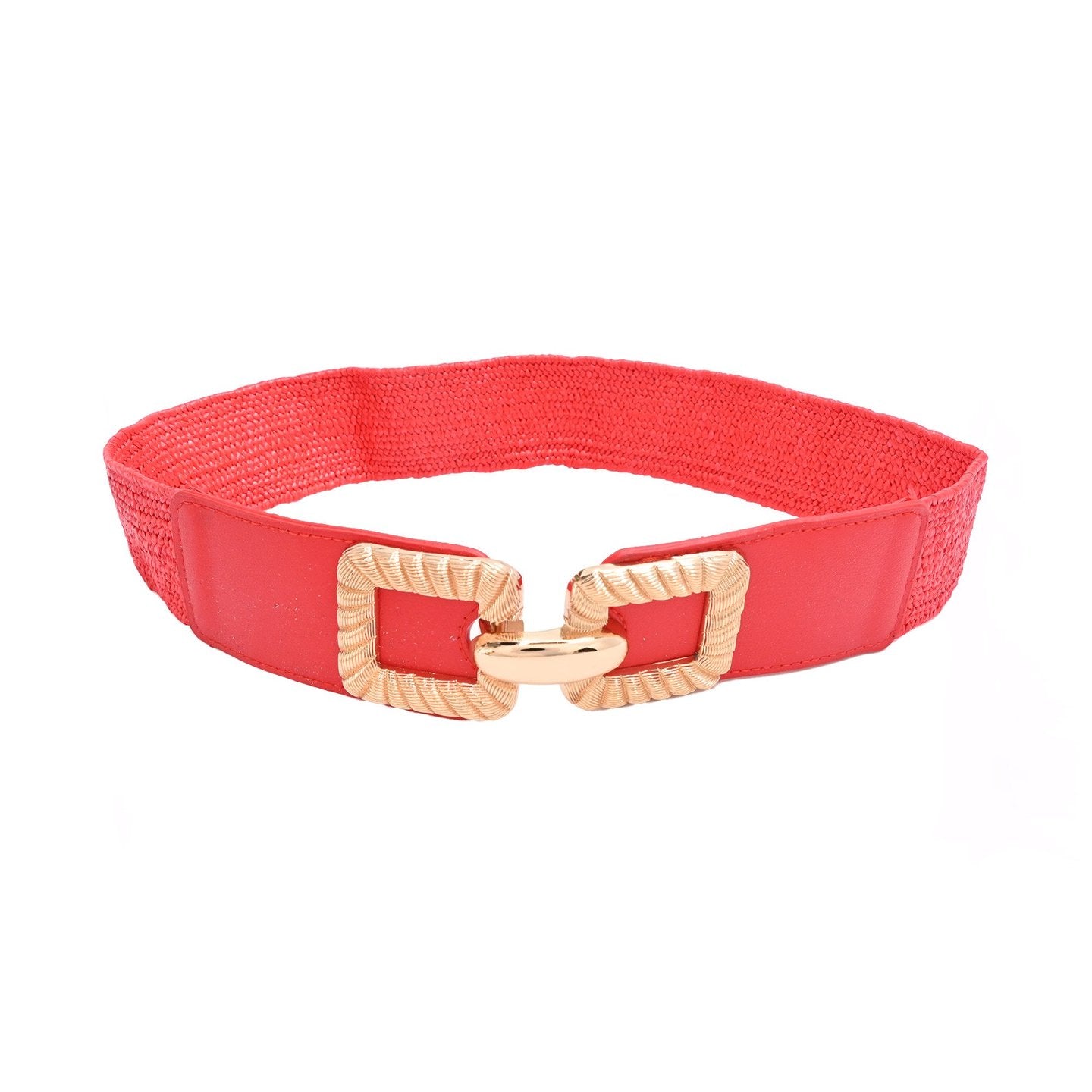 Ceinture en raphia avec détail