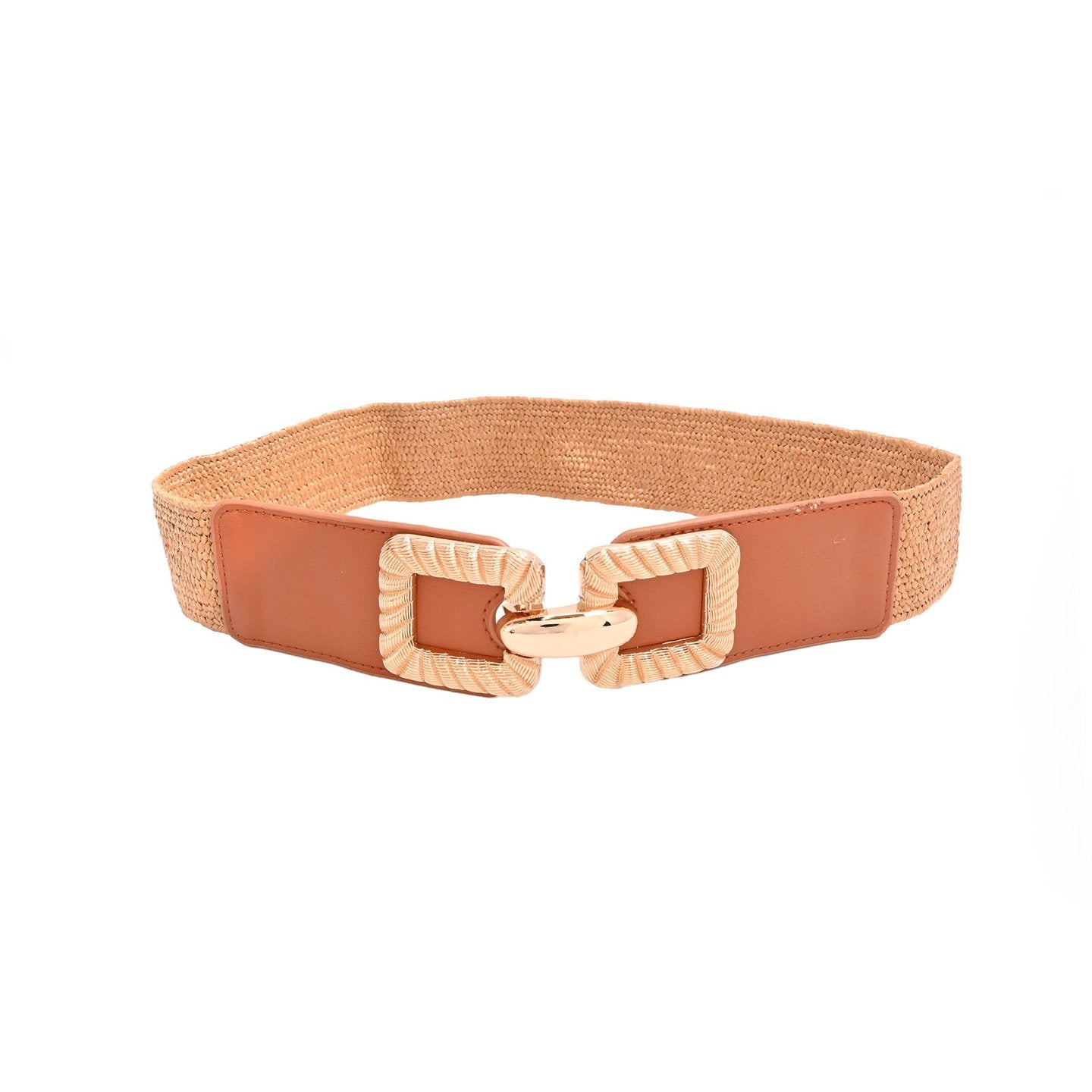 Ceinture en raphia avec détail