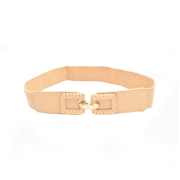 Ceinture en raphia avec détail