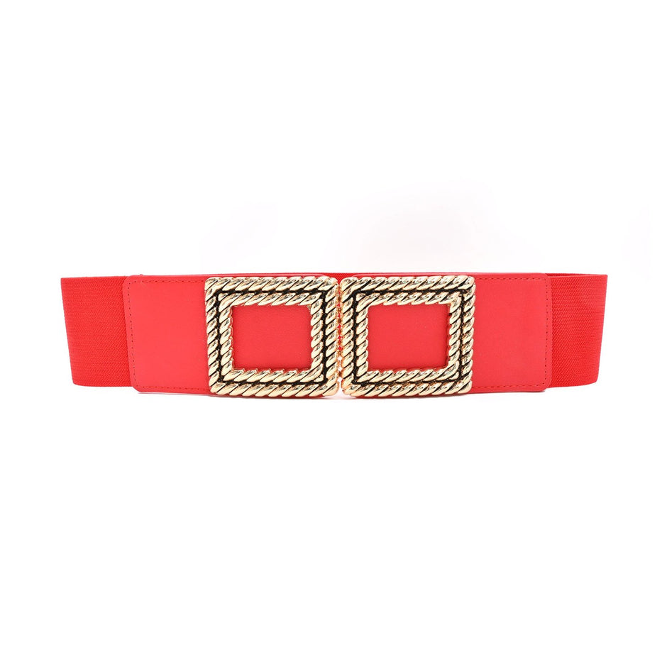 Ceinture élastique avec boucle métallique