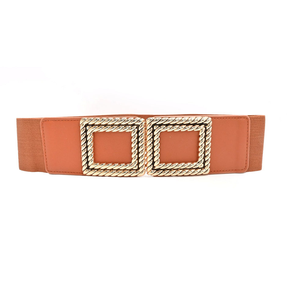 Ceinture élastique avec boucle métallique