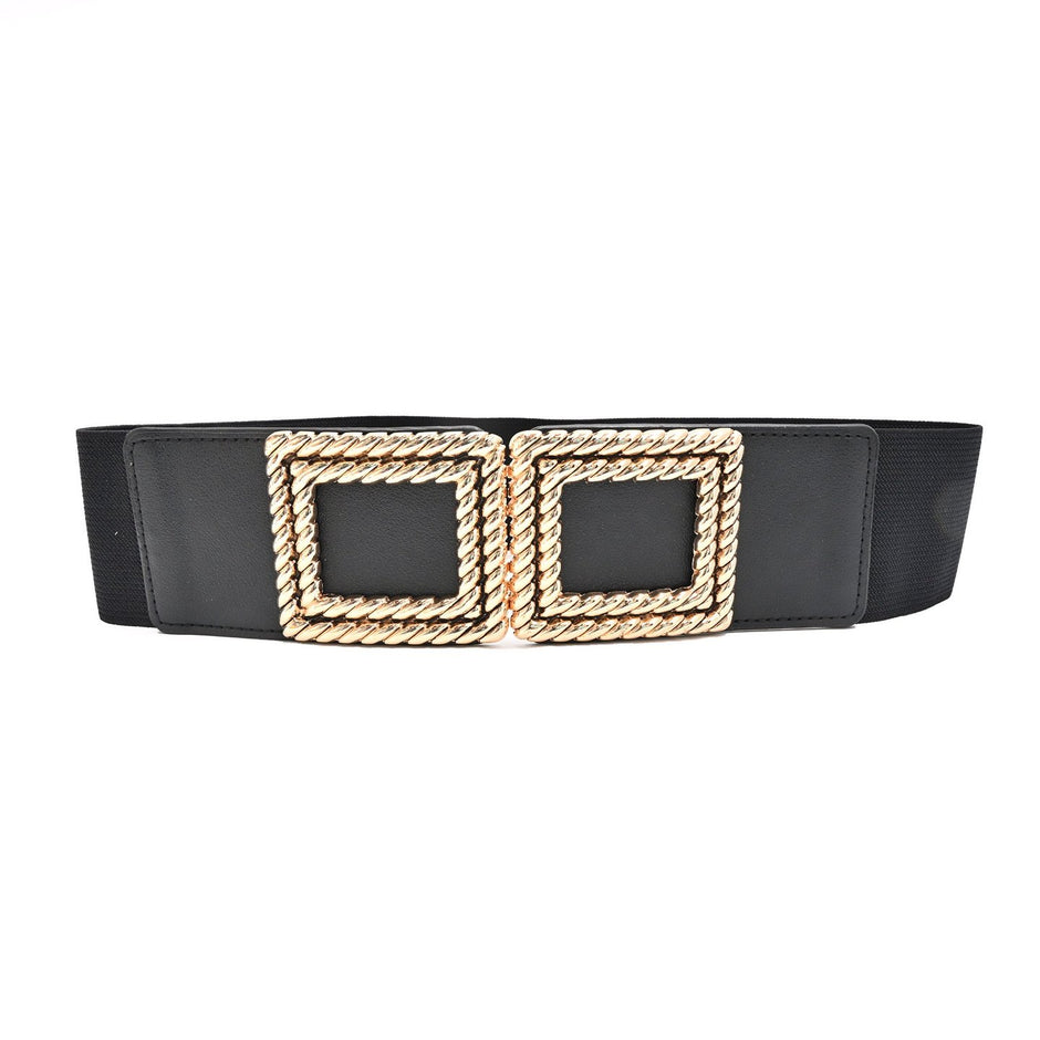 Ceinture élastique avec boucle métallique