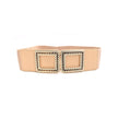 Ceinture élastique avec boucle métallique