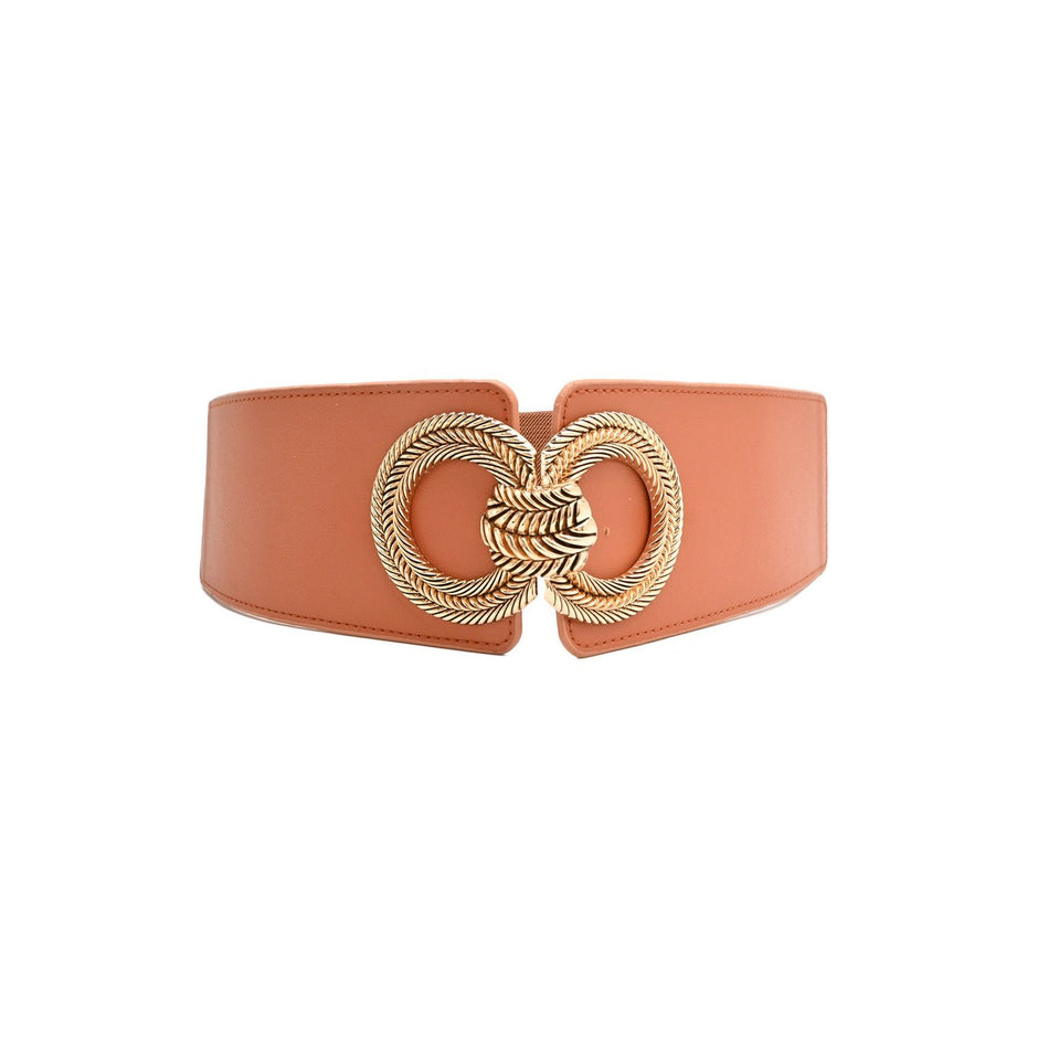 Ceinture large avec boucle croisade