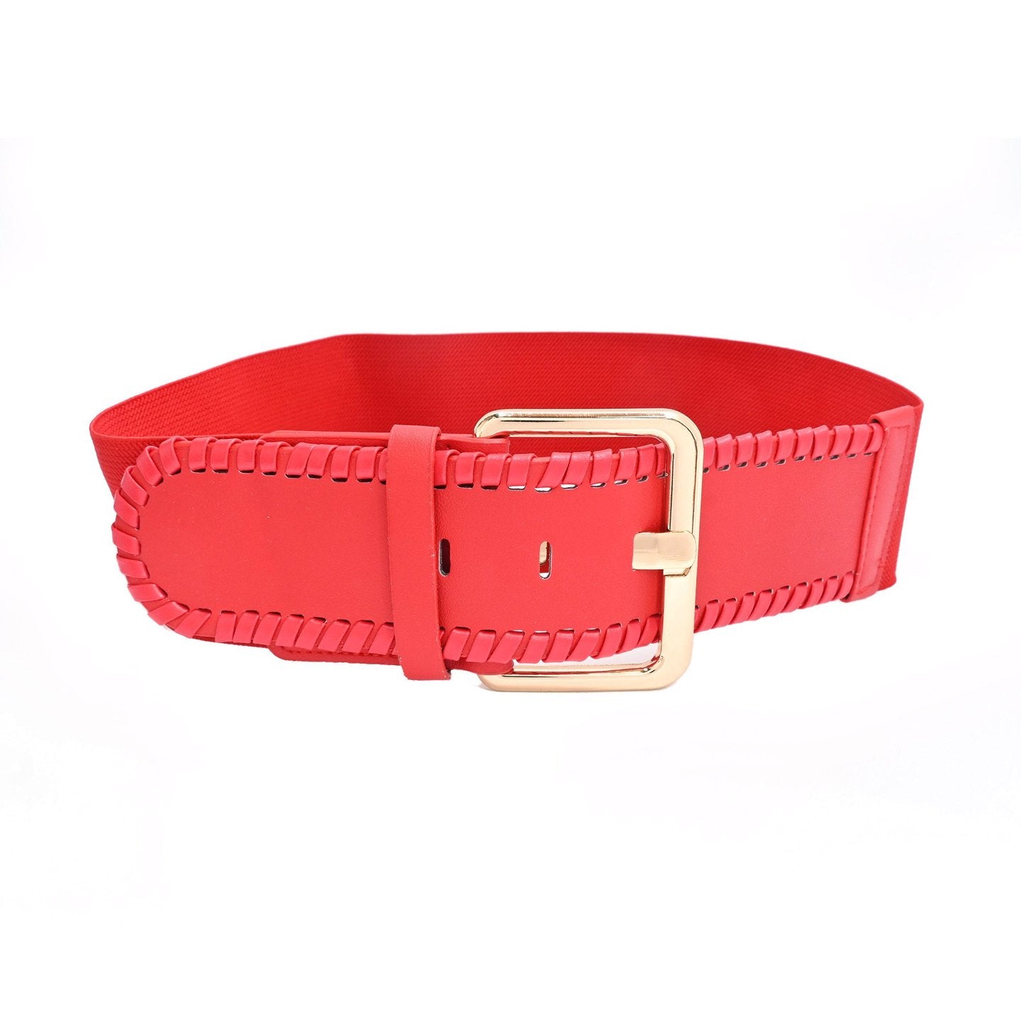 Ceinture large avec texture