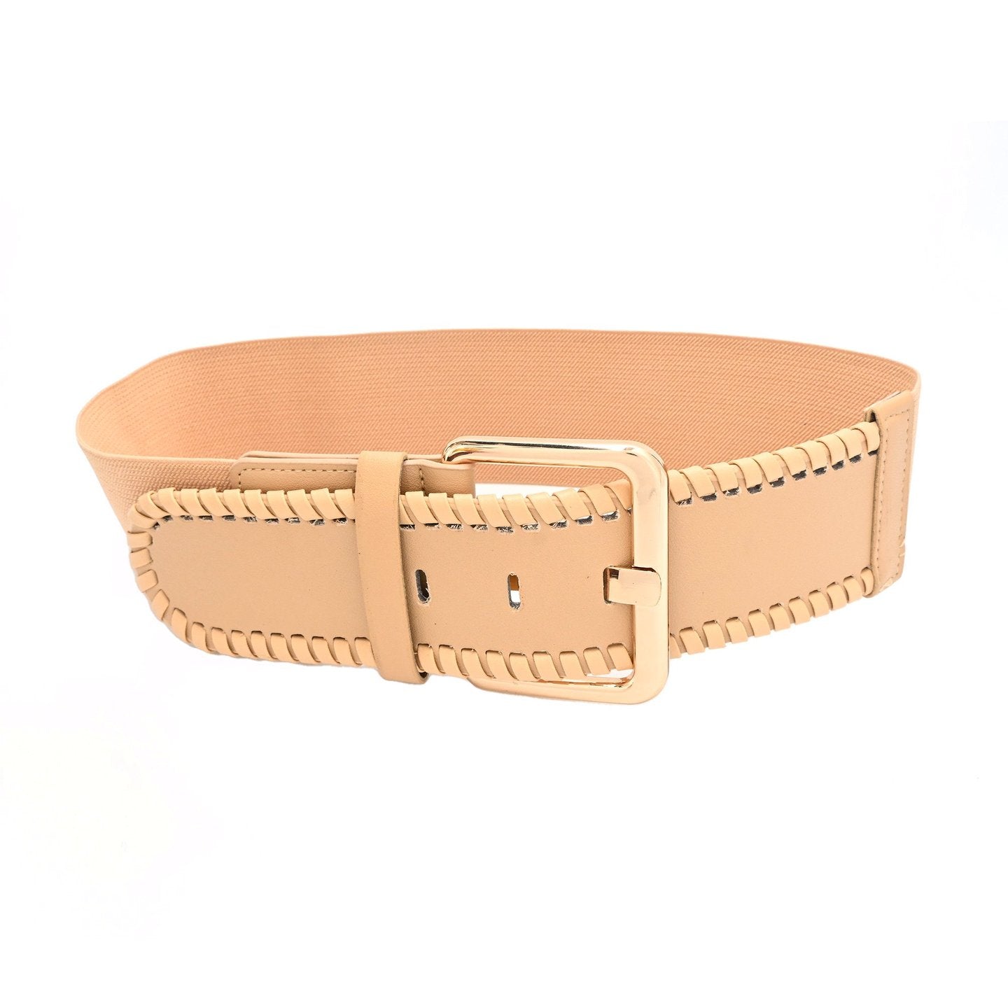 Ceinture large avec texture