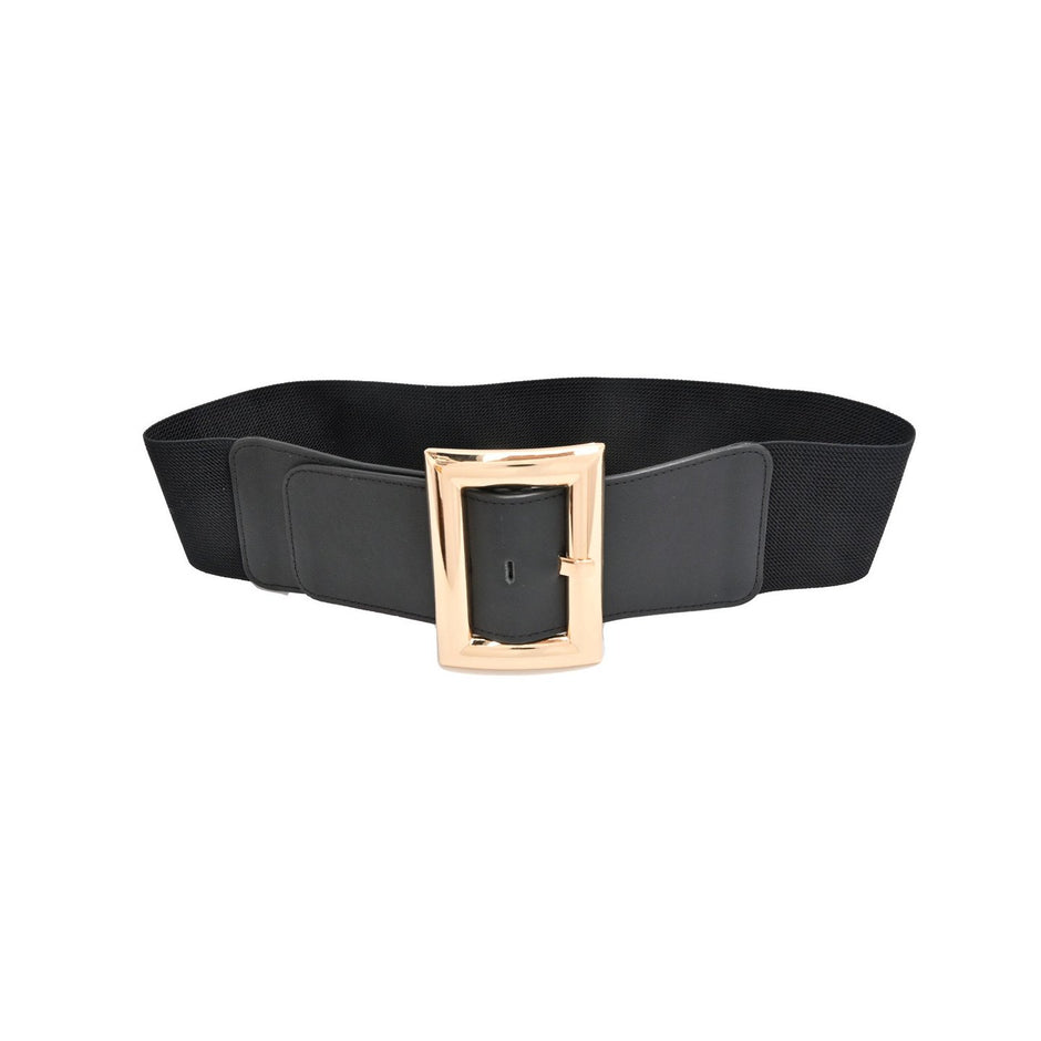 Ceinture élastique avec boucle doré
