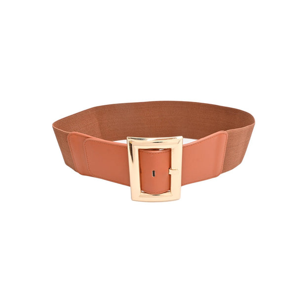 Ceinture élastique avec boucle doré