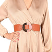 Ceinture élastique avec boucle coloré