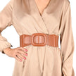 Ceinture large avec boucle rectangulaire