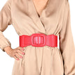 Ceinture large avec boucle rectangulaire