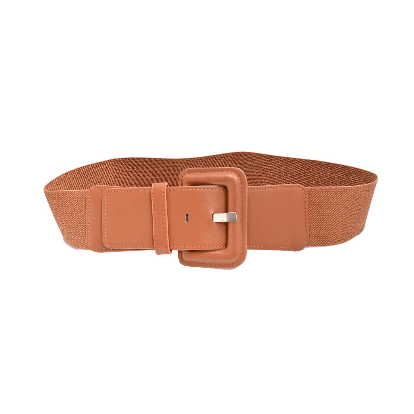 Ceinture large boucle rectangulaire