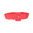 Ceinture large boucle rectangulaire