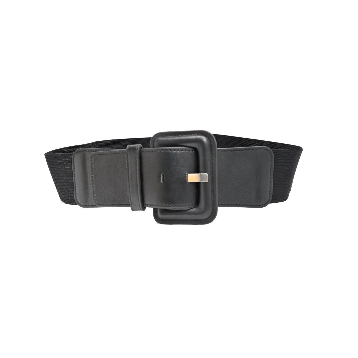 Ceinture large boucle rectangulaire