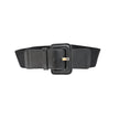 Ceinture large boucle rectangulaire