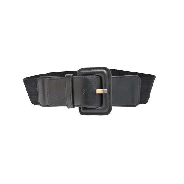 Ceinture large boucle rectangulaire