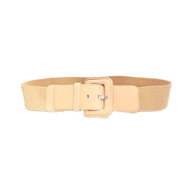 Ceinture large boucle rectangulaire