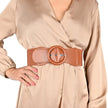 Ceinture élastique avec boucle circulaire