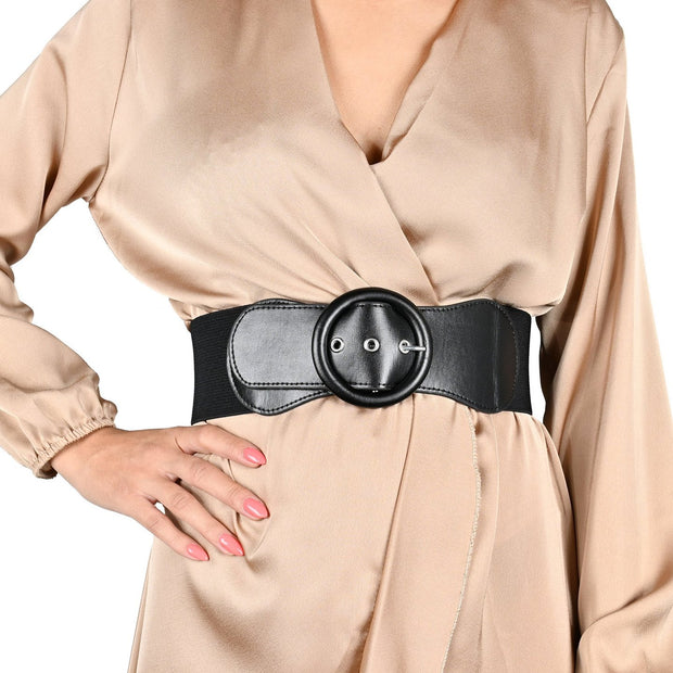 Ceinture élastique avec boucle circulaire