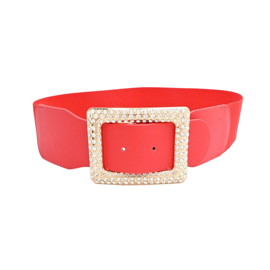 Ceinture avec boucle brillant