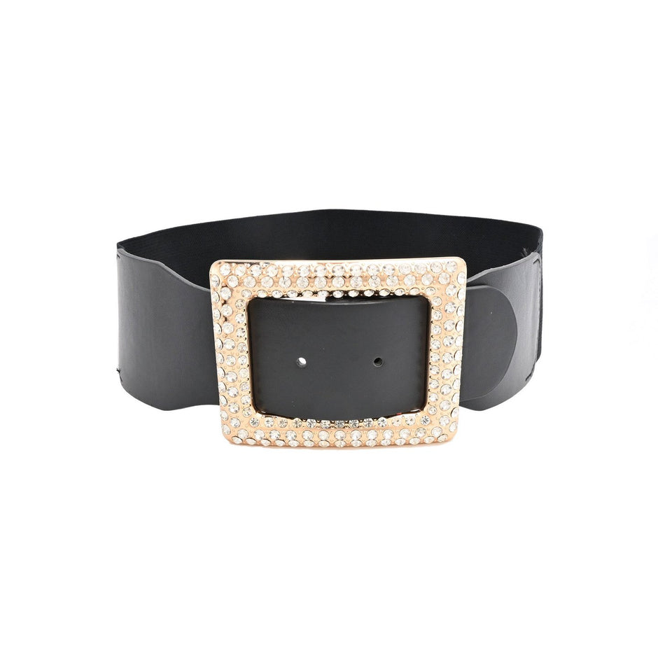Ceinture avec boucle brillant