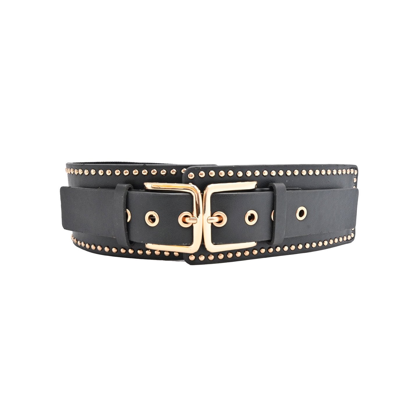 Ceinture large avec boucle double