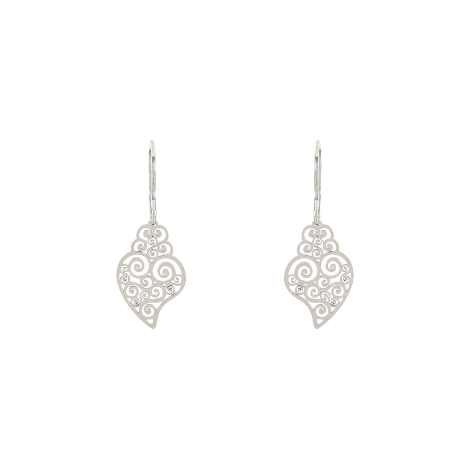 Boucles d’oreilles Aria en acier coeur de viana