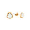 Boucles d’oreilles Alba en acier triangulaires
