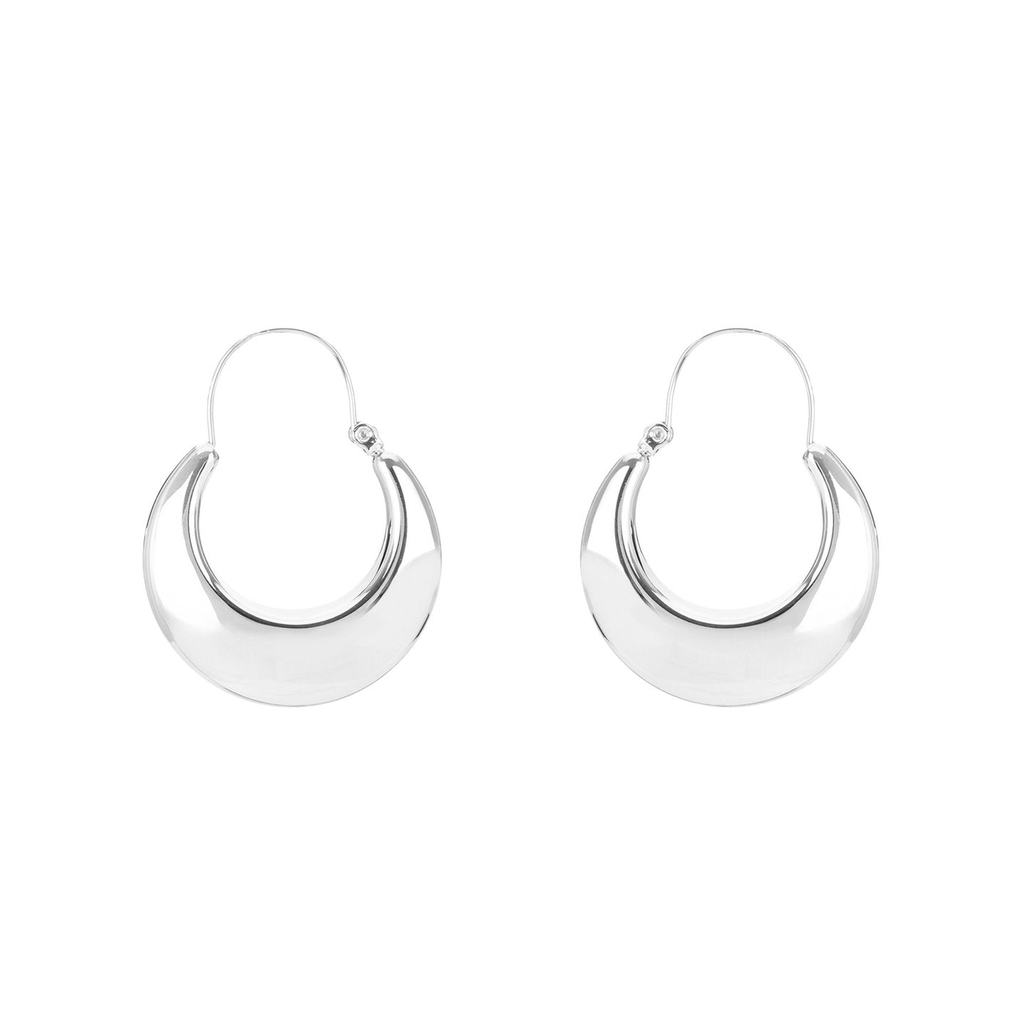 Boucle d'oreille Aria en acier épais