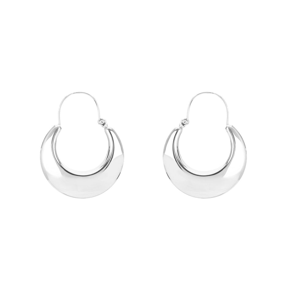 Boucle d'oreille Aria en acier épais