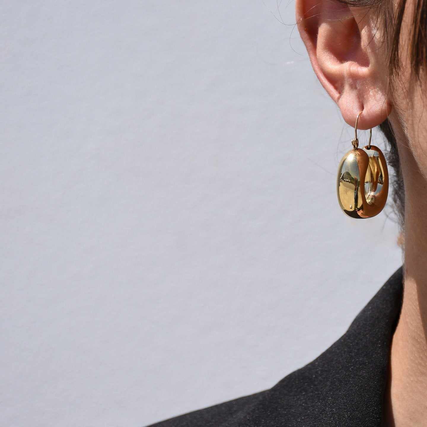 Boucles d’oreilles Aria épaisses et basiques