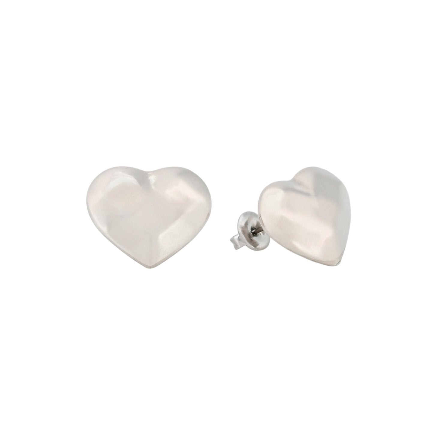 Boucles d'oreilles Esmée à pointe avec cœur