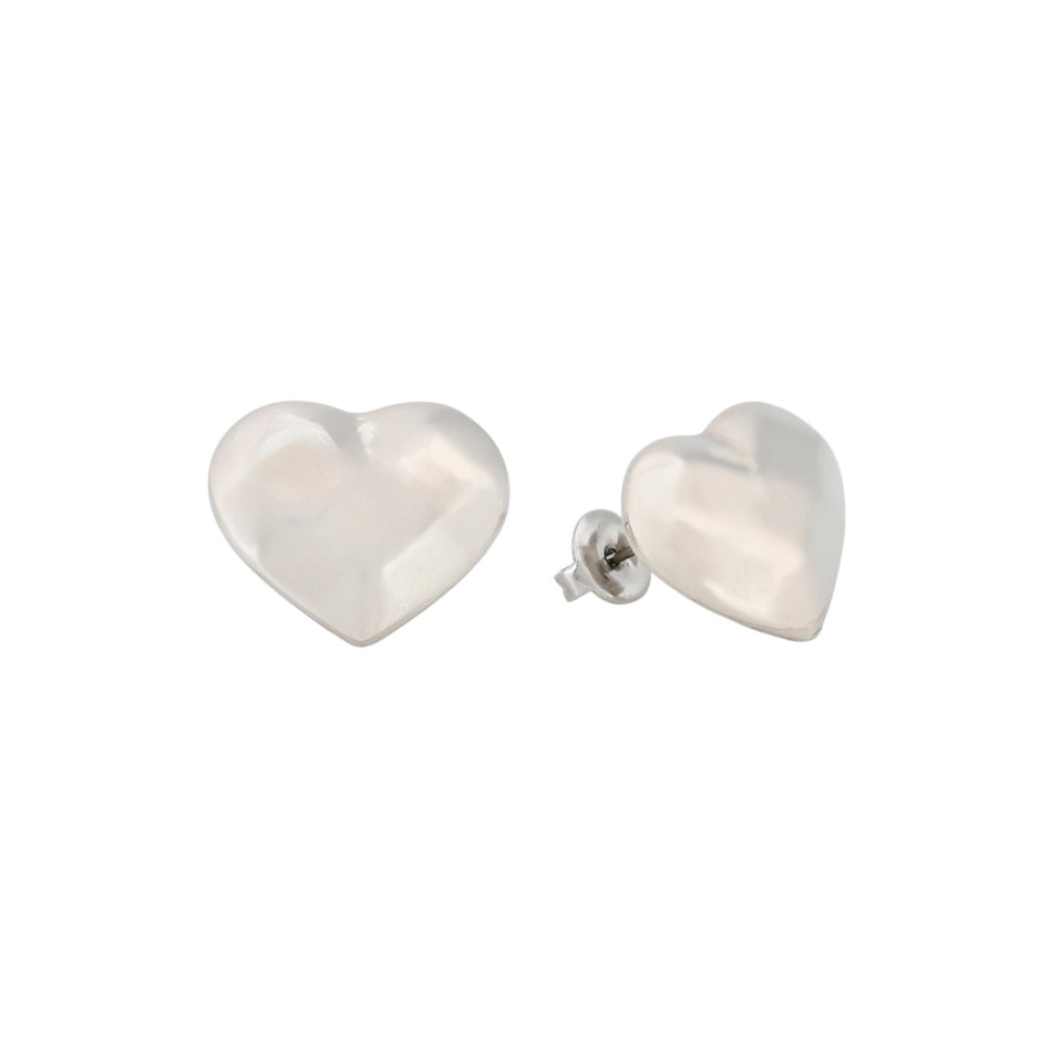 Boucles d'oreilles Esmée à pointe avec cœur