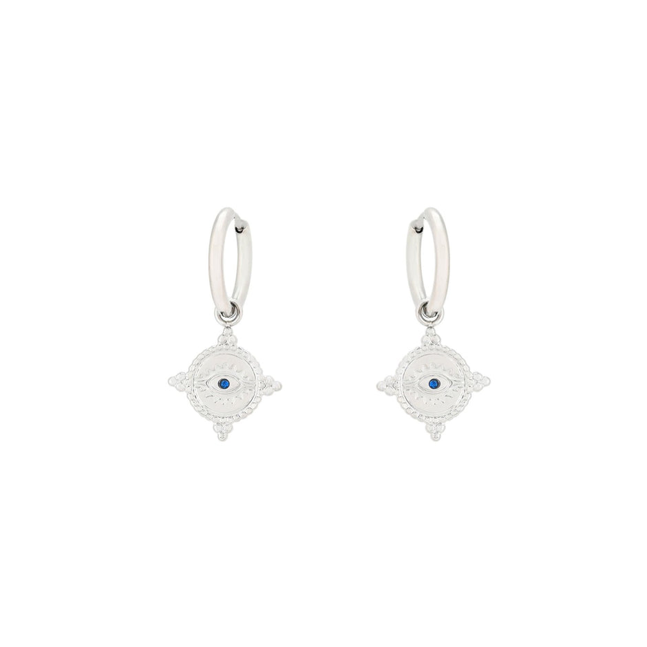 Boucles d'oreilles Esmée avec pendentif œil
