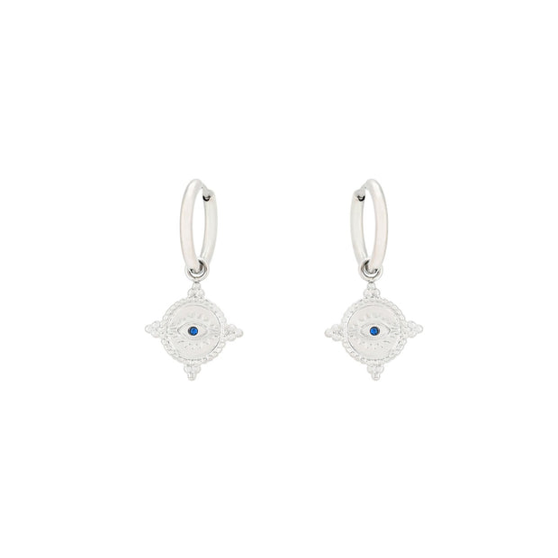 Boucles d'oreilles Esmée avec pendentif œil