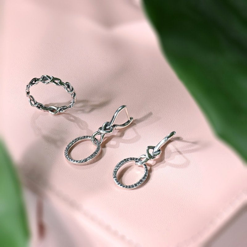 Boucles d'oreilles Iris pendantes longues