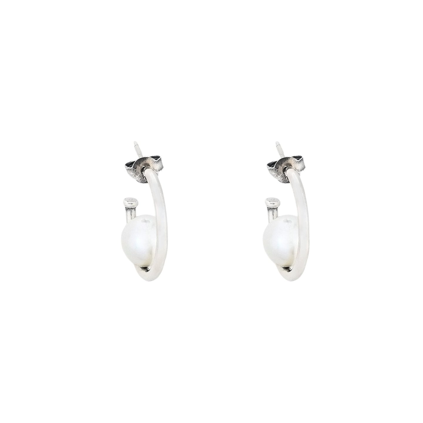 Créoles Iris avec perles