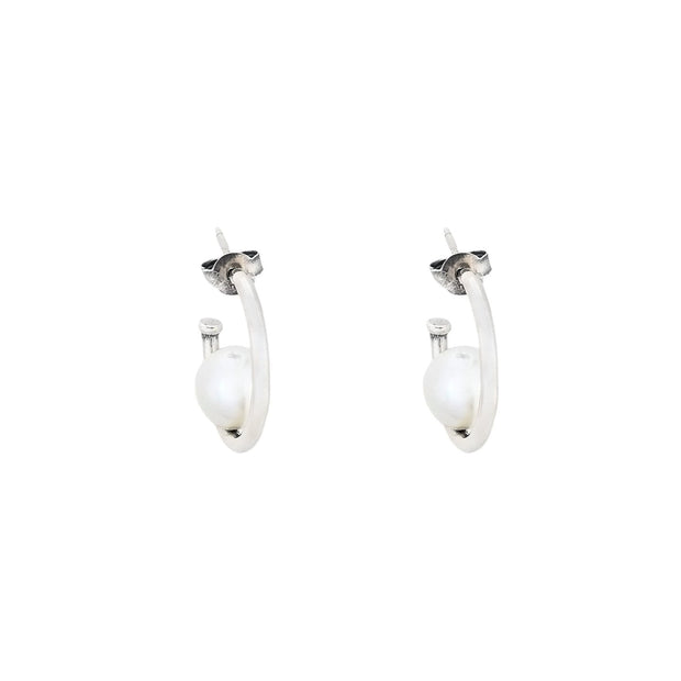 Créoles Iris avec perles