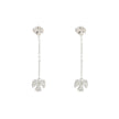 Boucles d'oreilles Alba en acier suspendu ange