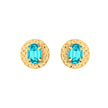 Boucles d'oreilles Esmée en acier ronds brillant