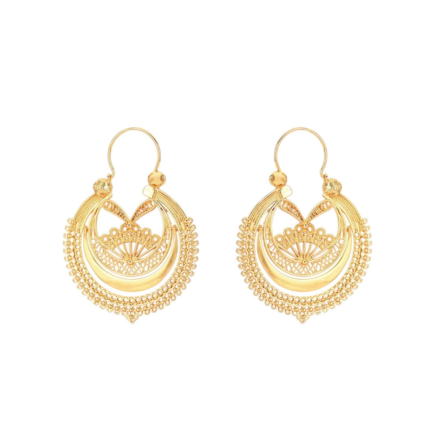 Boucles d'oreilles semi précieuses Aria