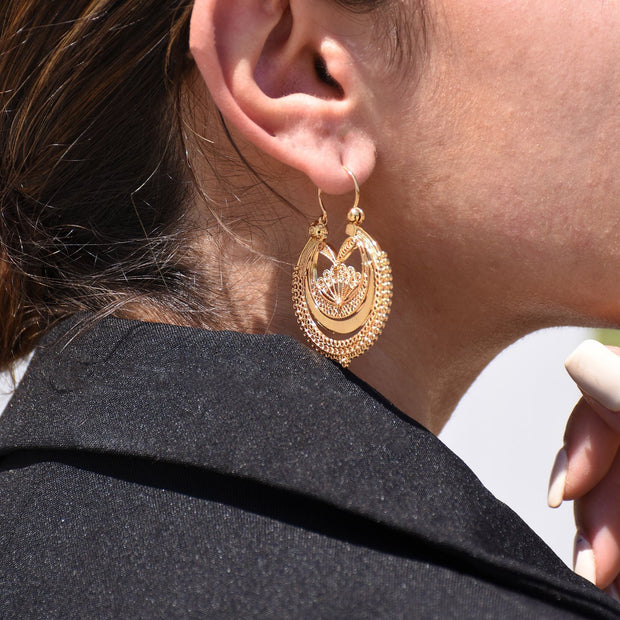 Boucles d'oreilles semi précieuses Aria