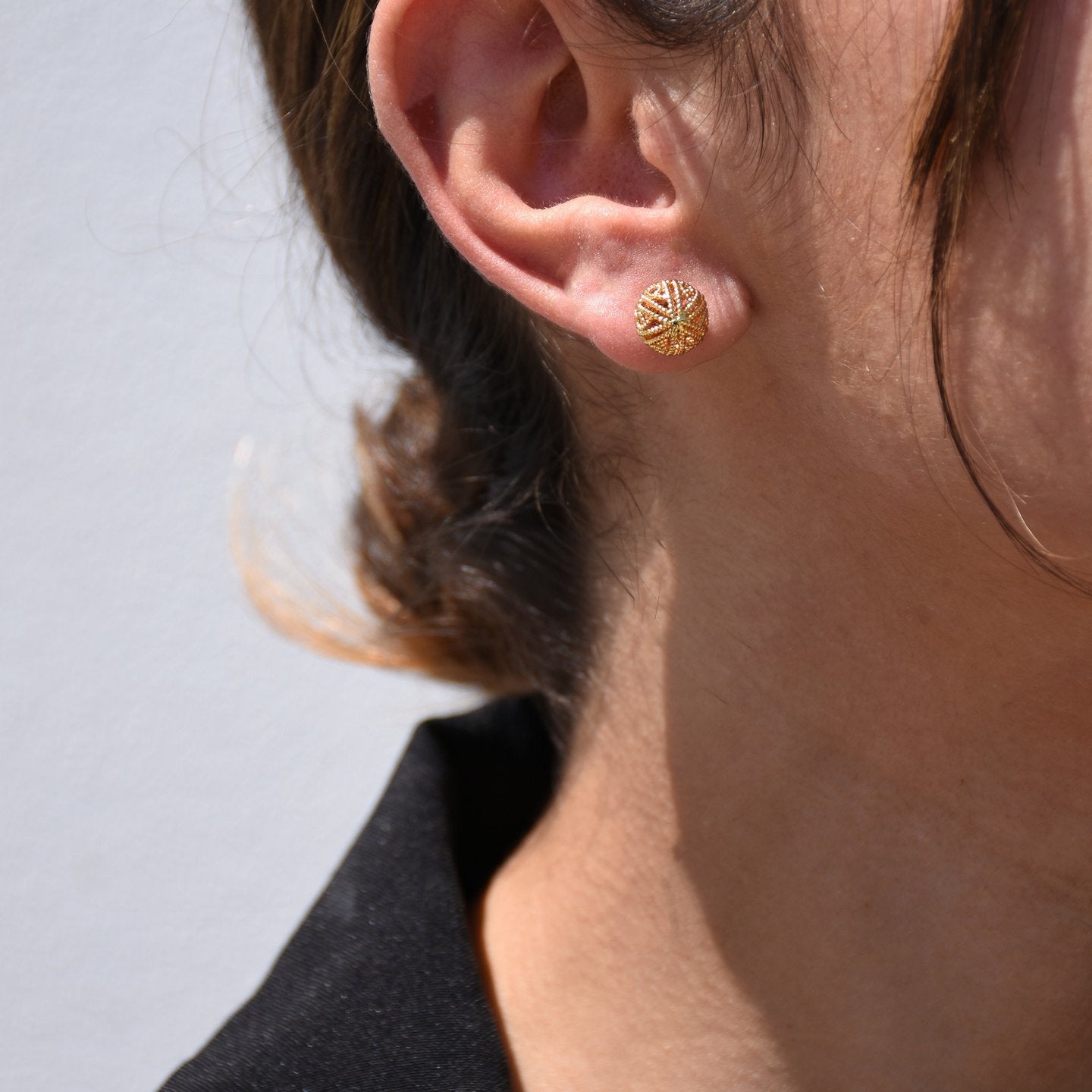 Boucles d’oreilles Aria semi précieuse bolas de viana