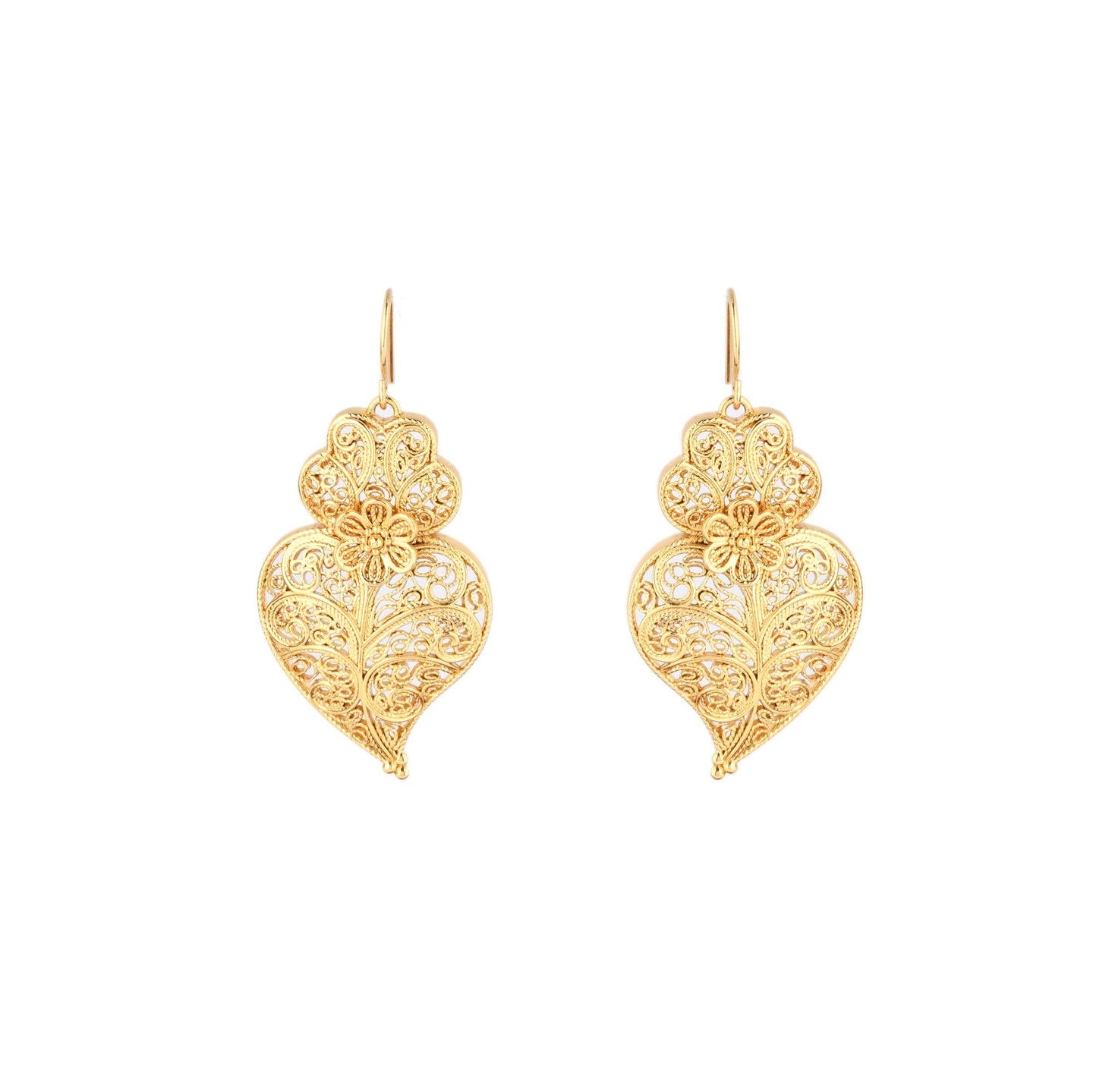 Boucles d’oreilles Aria semi précieuse coração de viana