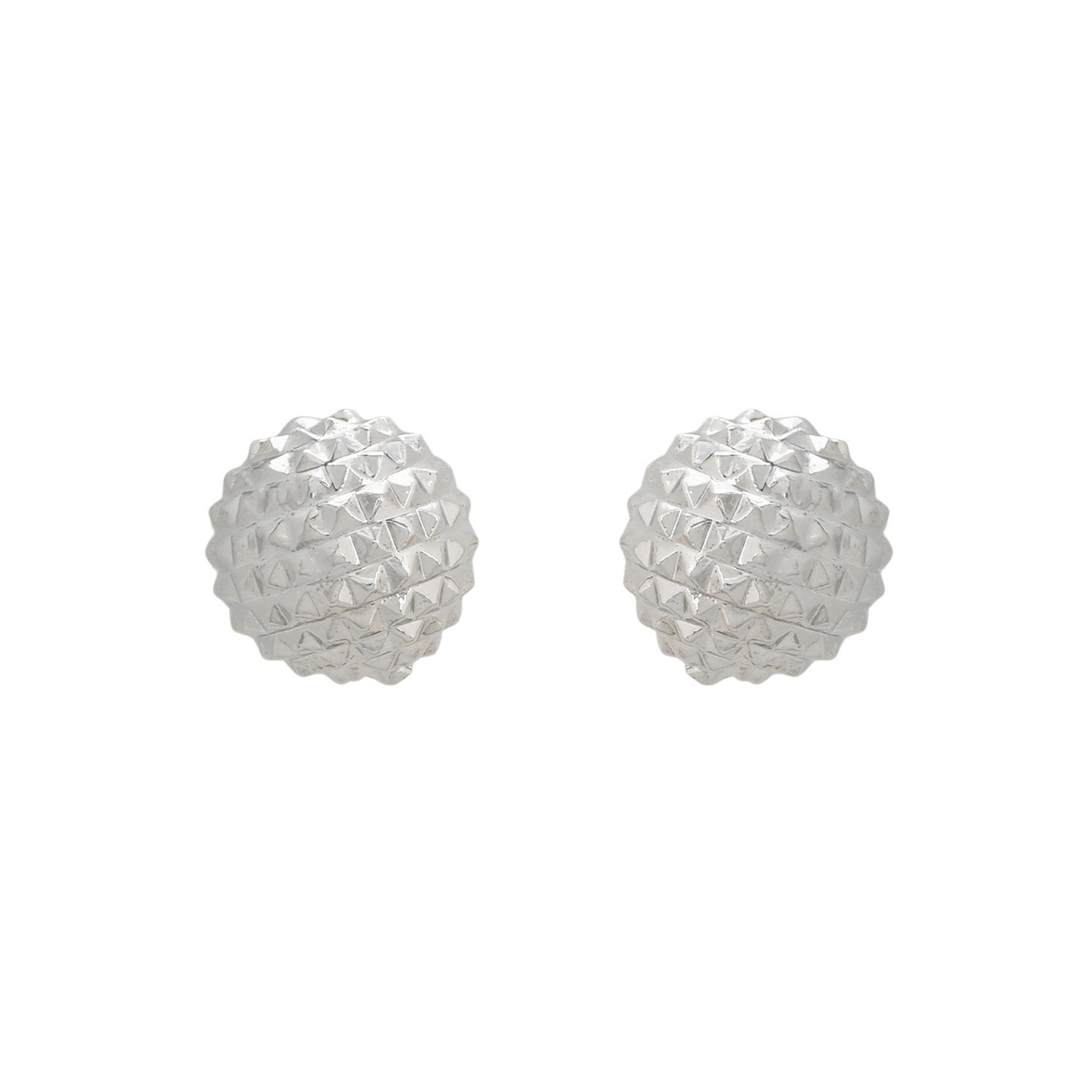 Boucles d'oreilles Luna simples avec texture
