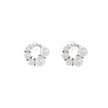Boucles d'oreilles Luna circulaires avec perles